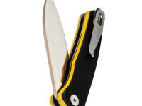 Складной нож Снайпер Техно малый, сталь VG-10, рукоять G10 черно-желтый