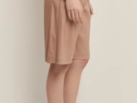 Шорты-бермуды с добавлением льна