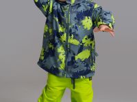 Куртка детская текстильная с полиуретановым покрытием для мальчиков (ветровка)