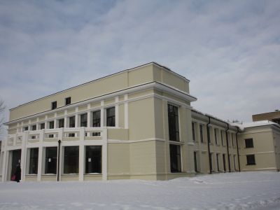 Столовая с библиотекой Омского сельскохозяйственного института