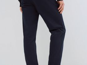 Брюки-чиносы из твила, Синий