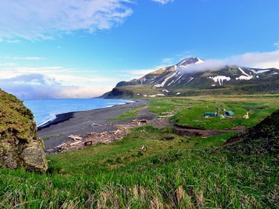 Место основания в 1756 году русского зимовья