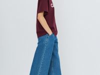 Ультраширокие джинсы, Синий