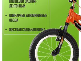 Детский велосипед Royal Baby Freestyle Space №1 18, год 2020, цвет Оранжевый