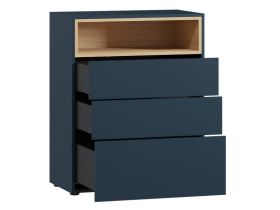 Комод Висмар 73x93 Темно-синий