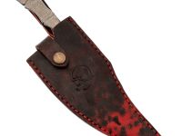 Нож Barmaley Knives Баньши L, сталь AUS-10Co, красный