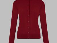 Кардиган прямого кроя с шерстью