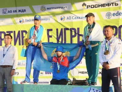 Игры народов Якутии. Ринат Жангиров занял первое место в беге на 100 метров среди лиц с ПОДА