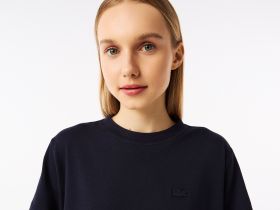 Женская футболка Lacoste для спорта из органического хлопка