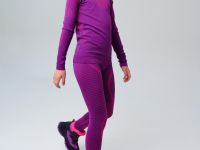 Термокомплект трикот. для девочек: фуфайка (футболка) с длин. рук, брюки для эпизод. использования