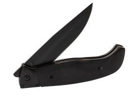 Складной нож Финка Ладога, сталь 65Х13, черный клинок
