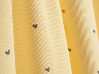 Трикотажное платье c принтом для девочек, Желтый