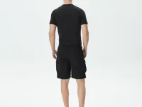 Мужские шорты Lacoste из хлопка и льна