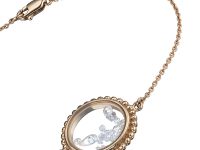 Браслет из красного золота с бриллиантами и сапфировым стеклом э0286бр12240365