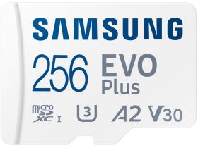 Карта памяти Samsung Evo Plus MB-MC256SA/KR microSDXC 256 ГБ с адаптером