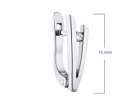 Серьги из белого золота с бриллиантами э4701сг11134300