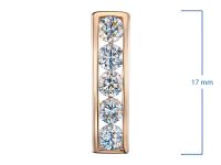 Классическая подвеска из красного золота э0212пд04220002_white