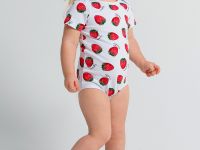 Боди детское трикотажное для девочек, 2 шт в комплекте