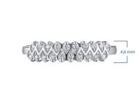 Кольцо из белого золота с бриллиантами э0901кц12200014