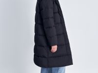 Пуховое пальто прямого кроя