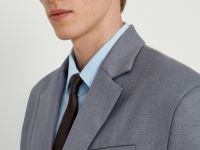 Однобортный пиджак прямого кроя