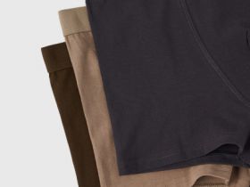 Трусы-боксеры для мальчиков, 3 шт., Бежевый