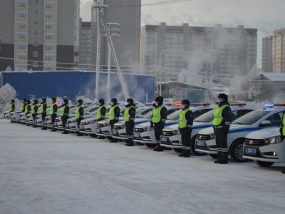 Автопарк Госавтоинспекции Якутии пополнился новыми патрульными автомобилями
