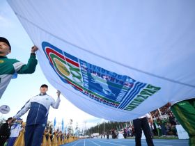 Игры начались. Зажжён огонь XXII Спартакиады по национальным видам спорта