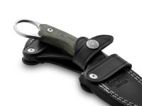 Нож с фиксированным клинком LionSteel H2, сталь M390, рукоять микарта, зеленый
