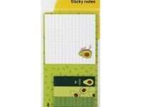 Флажки-закладки и самоклеящиеся блоки в наборе MESHU "Avocado", 74*74мм, 60*15мм, 25л., европодвес