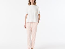 Женская хлопковая футболка Lacoste