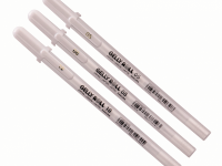 Ручка гелевая GELLY ROLL #05 белая, тонкий стержень