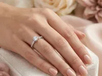 Кольцо из серебра э0612кц01159900_white