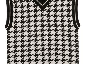 Жаккардовый жилет для девочки