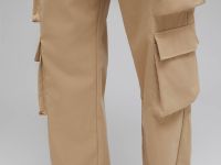 Брюки-карго с эластичным поясом