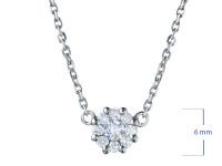 Колье из серебра э0612кл09160600