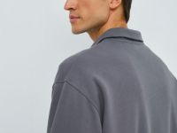 Лёгкая куртка с воротником-стойкой, Серый