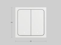 Умный беспроводной выключатель Яндекс Zigbee YNDX-00535 белый