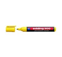 Маркер перманентный Edding "300" 1,5-3 мм с круглым наконечником, желтый