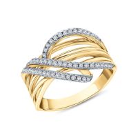 Серебряное кольцо с фианитами