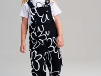 Полукомбинезон детский трикотажный для девочек