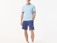 Мужская хлопковая футболка Lacoste с принтом