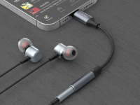 Адаптер Deppa (72407) Lightning/Jack 3.5mm (графит)