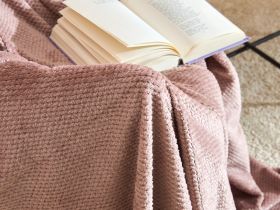 Плед Casella, пудровый