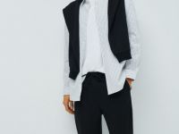 Брюки прямого кроя, Черный