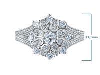 Кольцо из белого золота э4712кц04186100