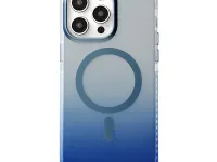 Чехол-накладка Mutural MagSafe Icesense Series для iPhone 15 Pro пластиковый (синий градиент)
