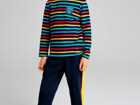 Комплект трикотажный для мальчиков: фуфайка (футболка), брюки