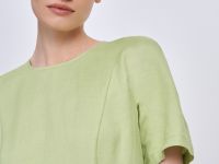 Платье миди с коротким рукавом