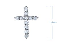 Подвеска из белого золота с бриллиантами э4701пд08220951